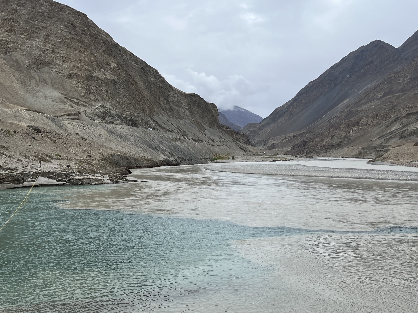 Confluence of rivers in Ladakh